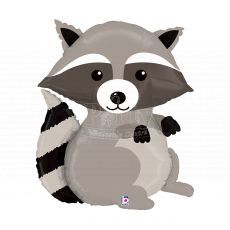 Racoon Critter Woodland Forest Animal Foil Balloon 36In