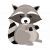 Racoon Critter Woodland Forest Animal Foil Balloon 36In