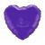 Purple Heart Foil Balloon