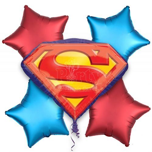 Superman Justice League Balloon Bouquet