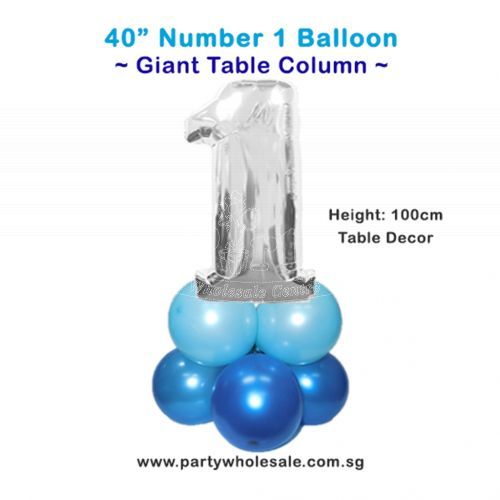 Number Balloon Column
