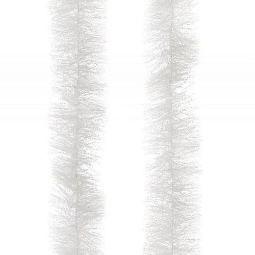 White Tinsel Garland Christmas Decoration